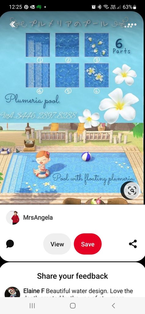 Pool Code Animal Crossing, Animal Crossing Swimming Pool Code, Acnh Swimming Pool Code, Pool Codes Acnh, Animal Crossing Pool Tile Code, Pool Codes Animal Crossing, Animal Crossing Summer Design Codes, Animal Crossing Pool Code, Acnh Pool Area Ideas Codes