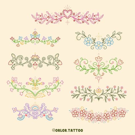 🌸 new flash! 🌸 more ornamental pieces for your bodies ✨ swipe for black versions with and without shading these designs would be great on your sternum, top of your back, bottom of your back, chest, wrapped around an arm or leg! message me your ideas 🤗 I can flip them, edit them slightly for you and add or remove parts of any design! handpoke tattoos at @harmlesstattoo Braintree, Essex #handpoke #stickandpoke #sticknpoke #londonhandpoke #essexhandpoke #essextattoo #suffolktattoo #hertford... Stick And Poke Tattoo Flash, Sternum Tattoos, Stick N Poke, Stick N Poke Tattoo, Sternum Tattoo, Poke Tattoo, Hand Poke, Stick And Poke, Chest Piece