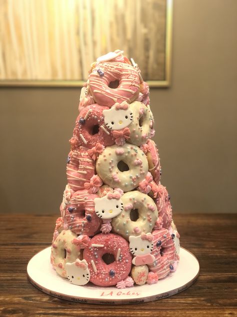 Donut Tower Cake, Clay & Modeling Dough, Cloud Dough, Donuts Recipe, Salt Dough Ornaments, Cute Donuts, Gift Bouquet, Mini Donuts, 11th Birthday