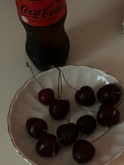 Diet Coke Aesthetic Grunge, Coke Zero And Gum, Cherry Girl Astethic, Cherry Coke Aesthetic, Coke Zero Aesthetic, Zero Coke, Coke Aesthetic, Cherry Quotes, Cherry Vibes