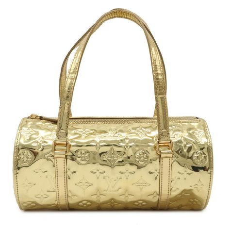 Louis Vuitton Papillon, Buy Louis Vuitton, Louis Vuitton Limited Edition, Louis Vuitton Totes, Bags Louis Vuitton, Gold Handbags, Louis Vuitton Bags, Gold Leather, Authentic Louis Vuitton