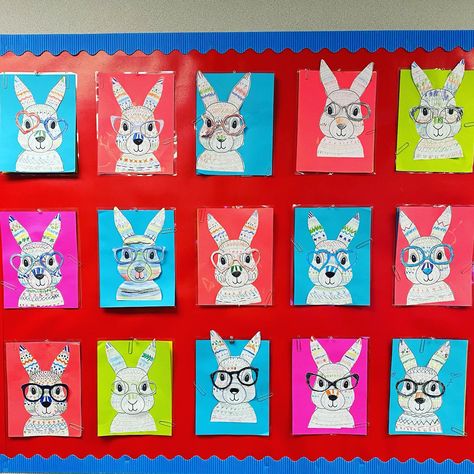 How fun is this Easter bunny craft idea for kids? Free to teachers! Easter Craft Ideas Ks2, Easter Bunny Art Project, Bunny Craft Ideas, Easter Cards For Kids, Bunny Art Projects, Easter Bunny Craft, Easter Art Project, Activities For The Classroom, Bunny Craft