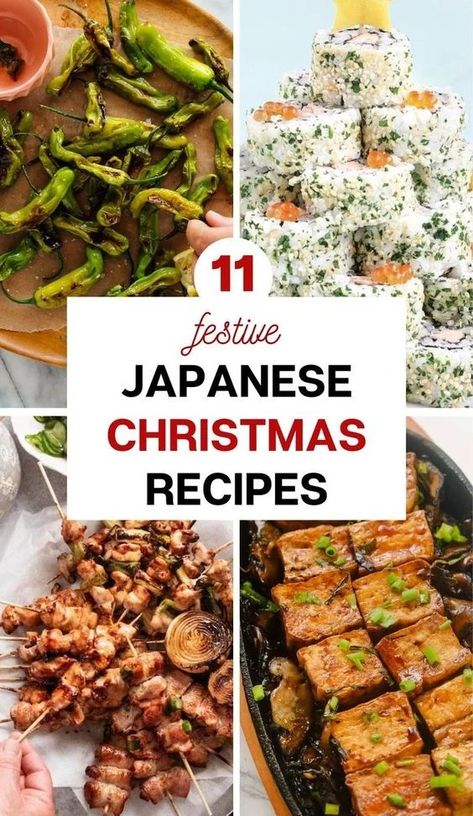 Japan Christmas Food Ideas Everyone Should Know About! European Christmas Food, Japanese Thanksgiving Recipes, Asian Christmas Dinner, Japanese Food Party, Chinese Christmas Food, Japanese Main Course, Hawaiian Christmas Food, Japanese Christmas Food, International Christmas Recipes