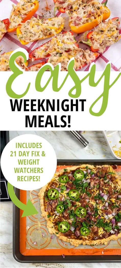 30 minute meals are perfect for those busy school nights! These healthy and easy weeknight dinners are family friendly. 21 Day Fix Dinners |Weight Watchers Dinners | Healthy Dinner Recipes 21 Day Fix Dinners, Weight Watchers Dinners, Healthy Alfredo Sauce Recipe, Vegetarian Thai Recipes, Dinners Healthy, 21 Day Fix Meal Plan, Healthy Weeknight Meals, Weight Watcher Dinners, 21 Day Fix Meals