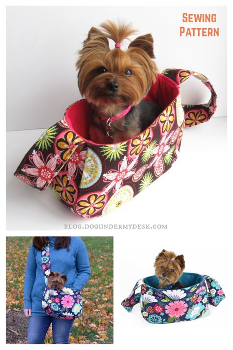 Sammy Bag Dog Sling Sewing Pattern Dog Carrier Pattern, Sling Bag Pattern, Carrier Pattern, Dog Carrier Sling, Pet Sling, Dog Sling, Dog Carrier Bag, Dog Clothes Patterns, Poodle Puppy