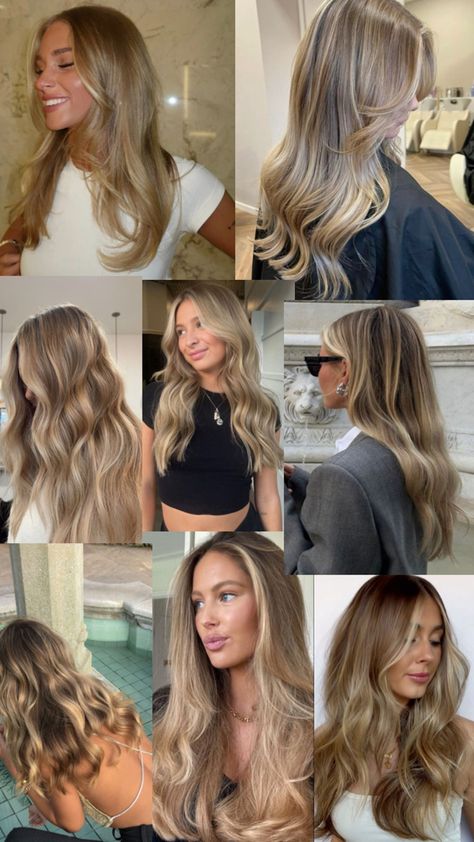 Honey Blonde Balayage, Blonde Hair Goals, Fall Blonde Hair, Money Honey, Dirty Blonde Hair, Hair Color Auburn, Blonde Hair Inspiration, Balayage Hair Blonde, Light Hair Color