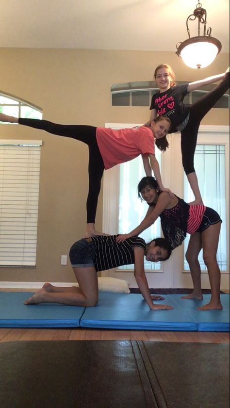 4 person acro stunts 4 Person Yoga Poses Easy, 4 People Yoga Poses, 4 People Stunts, Yoga Poses For 4 People, Yoga Poses For Three People, 4 Person Stunts, 4 Person Yoga Poses, Three Person Yoga Poses, Acro Stunts