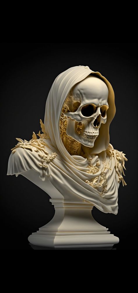 Skull Model, Greek Statues, Skull Tattoo Design, Marble Sculpture, Skull Tattoos, Skull Tattoo, Tattoo Designs, Graffiti, Statue