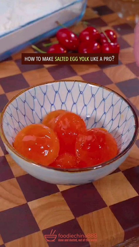 @foodiechina888 • How to make Chinese salted egg yolks like a pro? • Threads Chinese Egg, Salted Egg Yolk, Salted Egg, Egg Yolks, Moon Cake, Egg Yolk, Popular Videos, Egg Recipes, Chinese Food