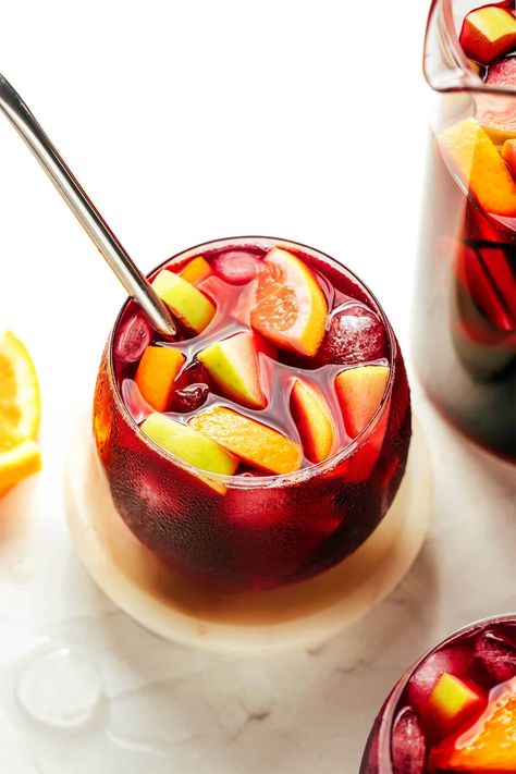 The BEST Sangria Recipe! | Gimme Some Oven Toast Quotes, Best Sangria, Baked Pasta Recipes Easy, Easy Sangria, Best Sangria Recipe, Red Sangria Recipes, Easy Sangria Recipes, Sangria Ingredients, Special Drinks