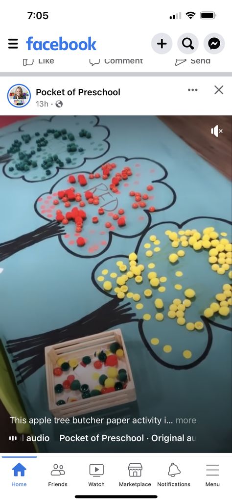 Butcher Paper Prek Activities, Apple Butcher Paper Activity, Apple Tree Stem Activity, Apple Tree Letter Matching, Apple Tree Playdough Mats, Paper Activity, Tree Study, Butcher Paper, Apple Tree