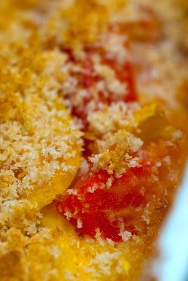 Tomato Squash Casserole, Yellow Squash Tomato Recipes, Yellow Squash And Tomato Recipes, Squash And Tomato Casserole, Squash And Carrot Casserole, Squash Tomato Casserole, Low Carb Squash Casserole Yellow, Two Cheese Squash Casserole Southern Living, Baked Yellow Squash