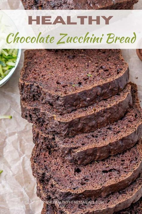 Chocolate Zucchini Bread Recipe, Healthy Chocolate Zucchini Bread, Double Chocolate Zucchini Bread, Zucchini Loaf, Zucchini Bread Healthy, Chef Savvy, Zucchini Bread Recipe, Chocolate Zucchini Bread, Keto Friendly Desserts