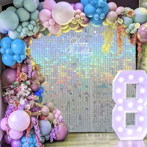 Iridescent Sweet 16, Prom Committee, Iridescent Party, Sequin Backdrop, Prom Theme, Y2k Party, Glitter Background, Colorful Party, Popular Wedding