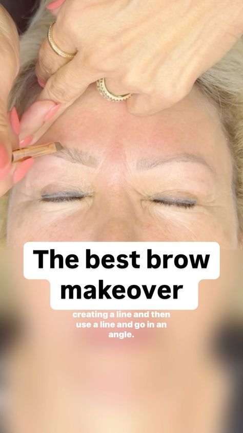 Jasmine Kidd | Too much color on the brow, especially closer to the lower edge will only make your brows deeper set, taking away in opening the eyes up!… | Instagram How To Make Your Eyebrows Even, Easy Eyebrows For Beginners, Makeup For Round Eyes, Brow Threading, Nail Hacks, Makeup Tips For Older Women, Deep Set Eyes, Brow Artist, Easy Makeup Tutorial