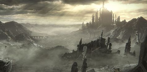 Dark Souls Wallpaper, Dark Souls Artwork, Black Castle, Demon Souls, Dark Souls 3, Gothic Wallpaper, Dark Souls Art, Landscape Scenery, Soul Art