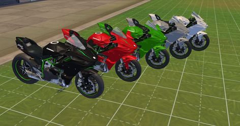 Sims 4 Ninja Cc, Sims 4 Motorcycle Cc, Kawasaki Ninja H2r, Ninja H2r, Biker Gear, Kawasaki Motorcycles, Sims Mods, Kawasaki Ninja, Sims 4 Cc