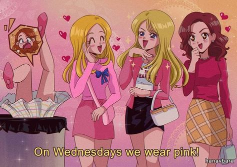 Wednesdays We Wear Pink, October 3rd, Happy October, Mean Girls, Wear Pink, We Wear, Twitter, Anime, Pink