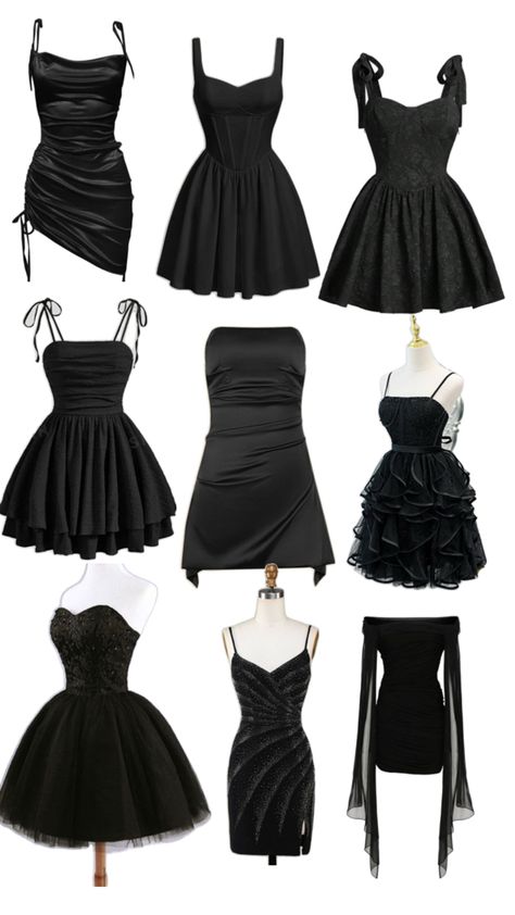 Black Grad Dress Grade 8, Grade 8 Grad Dresses Simple, Black Grad Dresses, Grad Dresses Grade 8, Black Hoco Dresses, Grad Outfits, Fancy Stuff, Grade 8, Grad Dresses