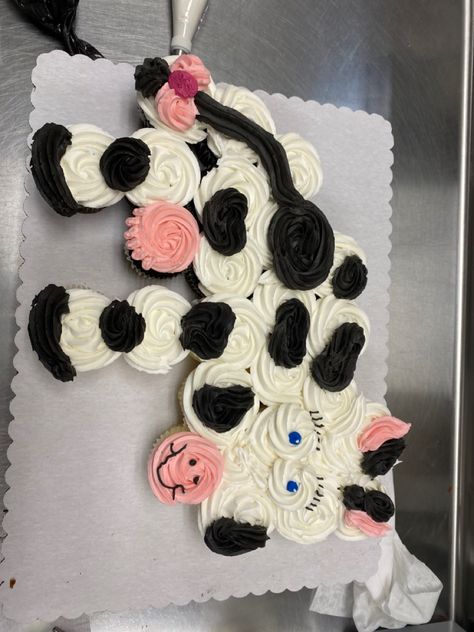 Cow Cupcake Cake, Cow Cupcakes, Cow Cakes, Cupcake Cake, Custom Cakes, Cupcake Cakes, Cupcake, Cow, Cake