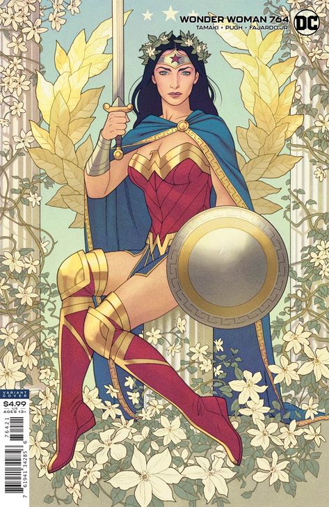 Wonder Woman Vol 5 #764 Cover B Variant Joshua Middleton Card Stock Cover - Midtown Comics Joshua Middleton, Big Numbers, Wonder Woman Art, Dark Nights, Variant Covers, Bat Family, Digital Comic, Comic Book Covers, Comic Book Artists