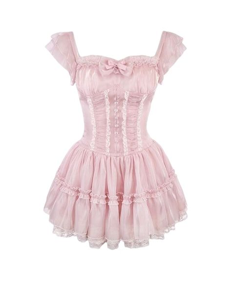 Cute Clothes Png Pink, Pastel Pink Clothes, Aesthetic Clothes Png, Png Outfits, Dress Png, Basic Clothes, Png Clothes, Coquette Girl, Outfit Png