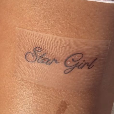 Dreamgirl Tattoo, Lana Del Rey Tramp Stamp, Ldr Tattoo Ideas, Cinnamon Girl Tattoo, Lana Del Rey Lyrics Tattoo, Lana Del Ray Tattoos Ideas, Stargirl Tattoo, Ldr Tattoo, Lana Del Rey Tattoos