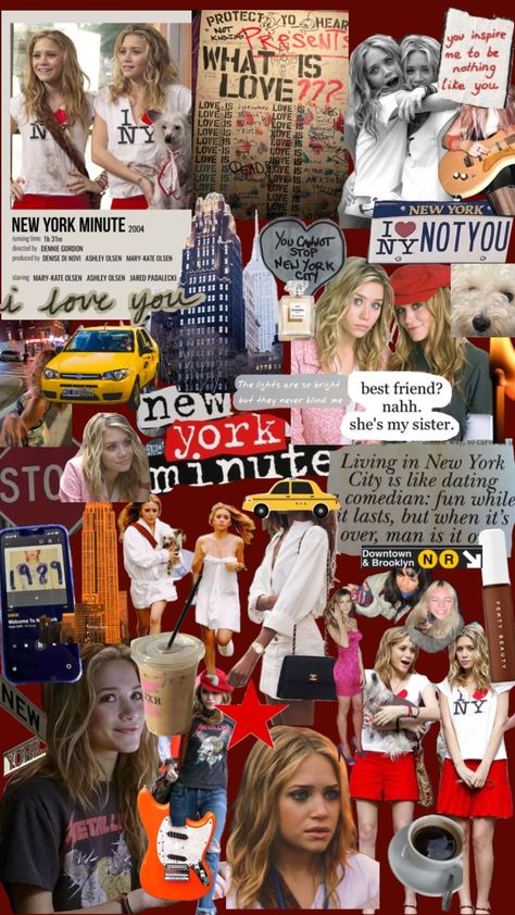 New York Minute Aesthetic, New York Minute Movie, New York Movie, New York Minute, Crazy Day, 2000s Movies, Iconic Movies, Movies Showing, Connect With People