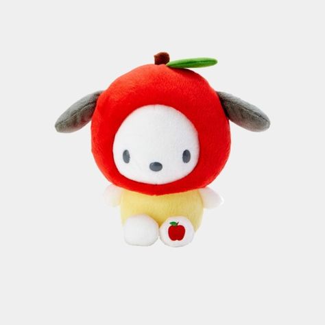 Fruit Hat, Apple Hat, Charmmy Kitty, Fruit Gifts, Png Aesthetic, Random Aesthetic, Red Icons:), Kawaii Plushies, Png Icons