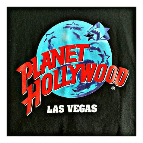 Planet Hollywood tshirt Planet Hollywood Las Vegas, Black Planet, Hollywood Men, Planet Hollywood, Chicago Illinois, Fall Shirts, Grand Opening, Vintage Shirts, Black Tee