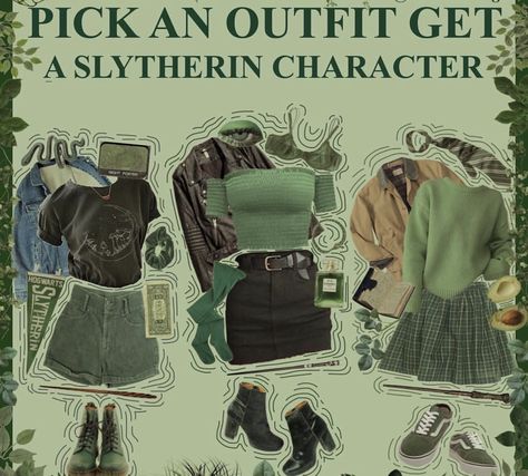 Slytherin Green, Slytherin Girl, Slytherin Clothes, Slytherin Outfit, Slytherin Fashion, Hogwarts Outfits, Slytherin Pride, Academia Outfits, Harry Potter Style