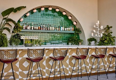 Mexican Bar, Coffee/wine Bar, Bar Interior Design, Modern Mexican, Bar Interior, Bar Design Restaurant, Outdoor Restaurant, Sushi Bar, Restaurant Interior Design