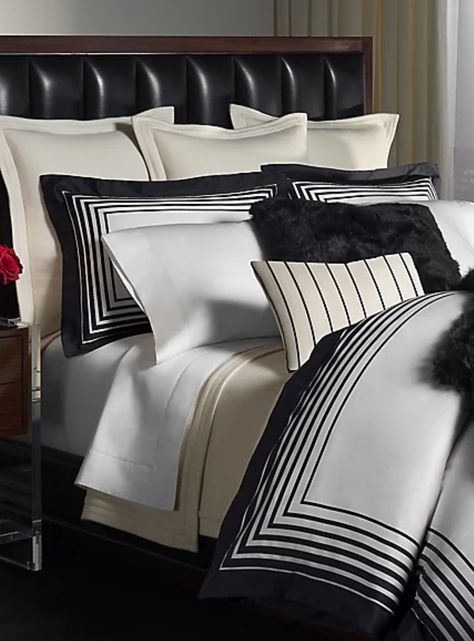 Bedroom Comforter Sets, Modern Penthouse, Bed Cover Design, Designer Bed Sheets, Design 2023, Luxurious Bedroom, Luxury Sheets, Curtain Ideas, Stripe Throw Pillow