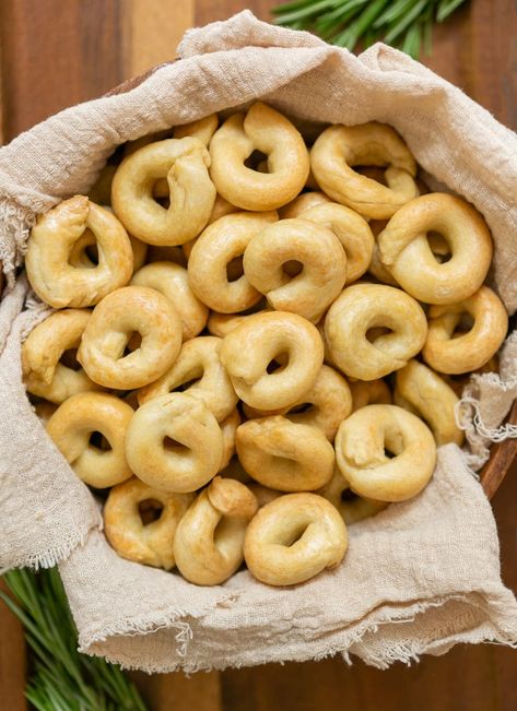 Learn how to make taralli at home with just 4 ingredients - Crunchy and crispy, this classic Italian snack is absolutely delicious!