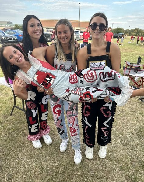 homecoming tailgate Senior Overalls, Tailgate Outfit, Homecoming, Overalls