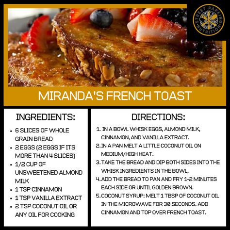 Street Parking Nutrition Recipes, Multigrain French Toast, Alkaline French Toast, Carnivore French Toast, Macro Friendly French Toast, Anabolic French Toast, French Toast Ingredients, Street Parking, Egg Whisk