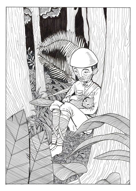 A (very) short graphic novel I did as my final project at the Bezalel art academy in jerusalem.  Inspired by the true story of Hiroo Onoda... Hiroo Onoda, Cv Format, Art Academy, True Story, True Stories, Graphic Novel, Abstract Artwork, Quick Saves, Art