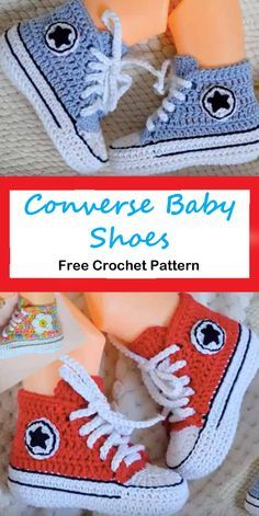 converse baby shoes blanket crochet pattern - amorecraftylife.com #baby #crochet #crochetpattern #freecrochetpattern Crochet Baby Shoes Free Pattern, Baby Shoes Diy Pattern, Crochet Converse, Converse Baby, Baby Booties Free Pattern, Knit Baby Shoes, Crochet Baby Booties Pattern, Shoes Crochet, Baby Booties Knitting Pattern