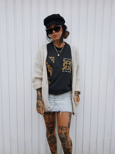 𝖘𝖆𝖒𝖒𝖎 Tattoo Outfit, Work Photoshoot, Sammi Jefcoate, Tattooed People, Spring Lookbook, 2022 Style, Always Forever, Cool Girl Style, Fitting Room