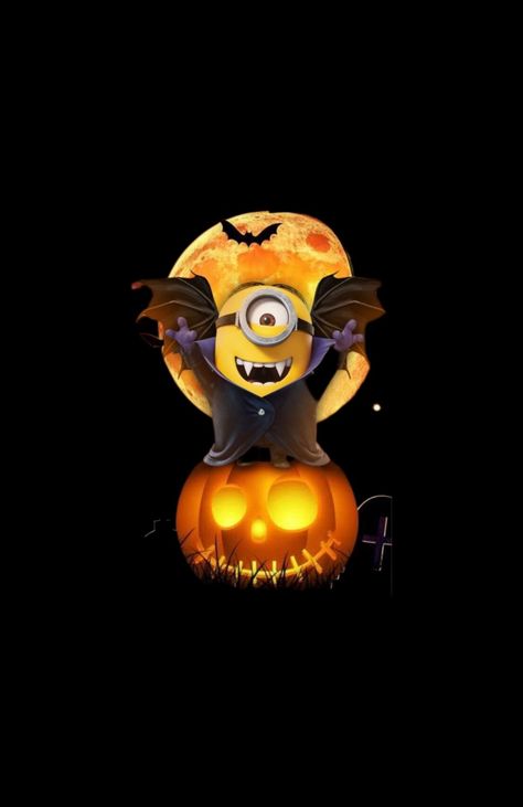 Halloween Minions, Minions Halloween, Emoji Sayings, Minion Mayhem, Minion Halloween, Funny Minion Pictures, Halloween Wallpaper Backgrounds, Minion Pictures, Halloween Wallpaper Cute