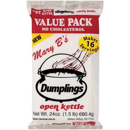 Mary B's Open Kettle Dumplings, 24 oz Mary B's Dumplings Recipe, Chicken N Dumplings, Chicken Dumplings Recipe, Southern Chicken, Homemade Chicken And Dumplings, Crockpot Chicken And Dumplings, Favorite Christmas Recipes, Dumpling Dough, Frozen Dumplings