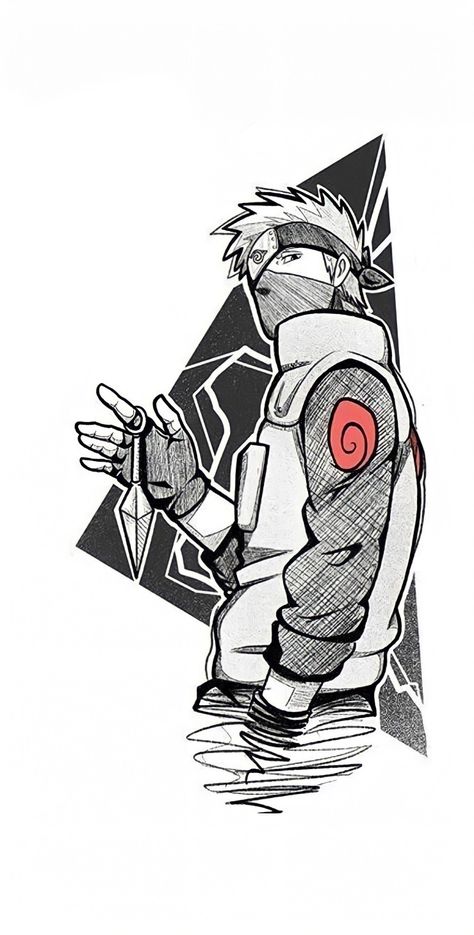 Kakashi Hatake Kakashi Hatake Tattoo, Kakashi Sketch, Kakashi Fanart, Hatake Clan, Kakashi Tattoo, Kakashi Wallpaper, Tato Naruto, Kakashi Drawing, Anime Picture Hd