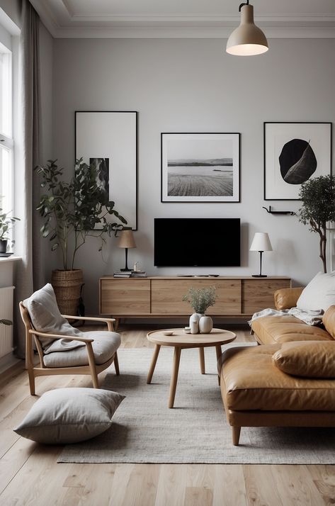 25 Scandinavian Living Room Ideas: Inspiring Designs for Your Home » Comfy Ideas Interior Design Living Room White Walls, Industrial Living Room Design Ideas, Modern Tiny Living Room, Black Scandinavian Living Room, Scandinavian Interior Dark Floor, Modern Lounge Design Living Rooms, Scandinavian Interior Ideas, Scandi Small Living Room, Minimal Masculine Living Room