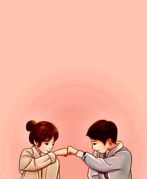 Cute Brother Sister Cartoon, Illustration Art Korean Aesthetic, Aesthetic Girl Wallpaper, Sister Wallpaper, Bd Art, Love Cartoon Couple, Cute Couple Drawings, Cute Couple Wallpaper, Cute Couple Cartoon