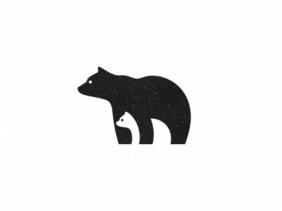 Bears - logo, logo design, logotype, logomark, symbol, vector, graphic, digital art, logo inspiration Logo Personal, Logo Animal, Inspiration Logo Design, Bear Tattoos, Tattoo For Son, Logo Luxury, Logo And Identity, Bear Tattoo, 강아지 그림