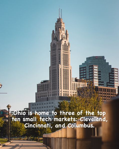 Ohio truly has it all! From vibrant cities like Columbus, Cleveland, and Cincinnati to charming small towns like Worthington, there’s a perfect mix of opportunity, community, and adventure here. Whether it’s working outside a coffee shop on a beautiful summer day, exploring the stunning Lake Erie Islands, or catching a sunset over Ohio Stadium, this state offers endless possibilities. With a low cost of living, thriving economy, and access to incredible outdoor activities, Ohio makes life ea... Tech Marketing, Ohio Stadium, Terminal Tower Cleveland Ohio, Working Outside, Lakeview Cemetery Cleveland, Cost Of Living, Lake Erie, Beautiful Summer, Summer Day