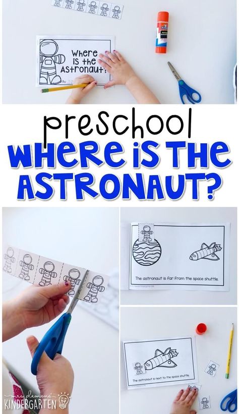 Space Activities Preschool, Astronaut Activities, Space Lesson Plans, Outer Space Activities, Camping Theme Preschool, Space Theme Preschool, Space Astronauts, Space Activities For Kids, Space Lessons