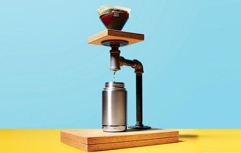 This DIY Coffee Maker Will Brew the Best Cup You’ve Ever Had #coffeemaker Diy Coffee Maker, Drip Coffee Stand, Coffee Maker With Grinder, Camping Coffee Maker, Nitro Coffee, Coffee Drip, Coffee Stand, Coffee Maker Machine, Pour Over Coffee Maker