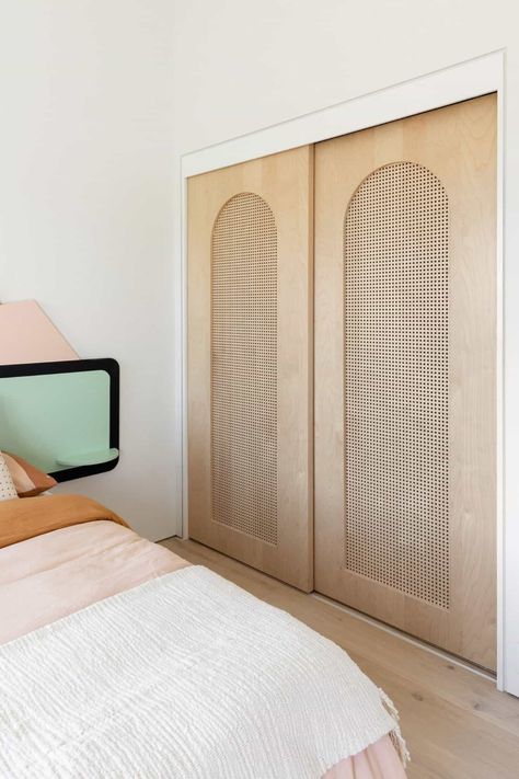 A Moroccan inspired home designed to feel like a vacation in San Diego Bedroom Closet Sliding Doors, Sliding Closet Doors, Style Deco, Closet Bedroom, Closet Doors, House Inspo, Dali, Inspired Homes, Home Bedroom