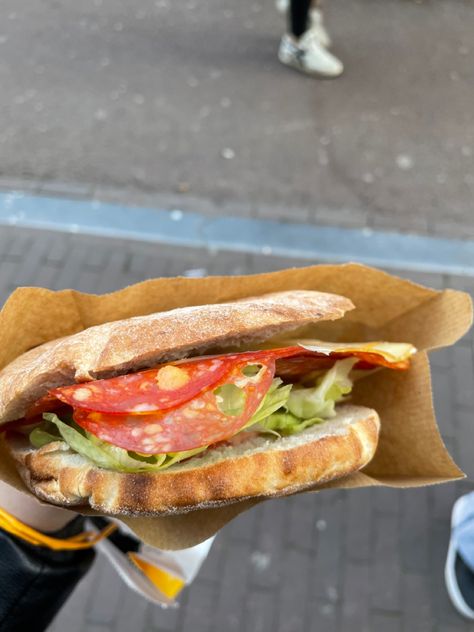 Panini Aesthetic, Picnic Food, Amsterdam, Sandwiches, Yummy Food